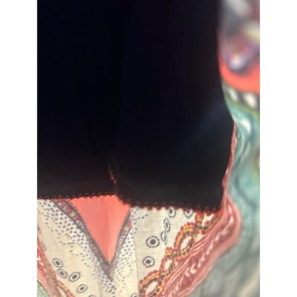 Maeve Maxi Dress Small Multicolor Geometric VNeck Cinched Waist Sleeveless Print - Picture 14 of 16